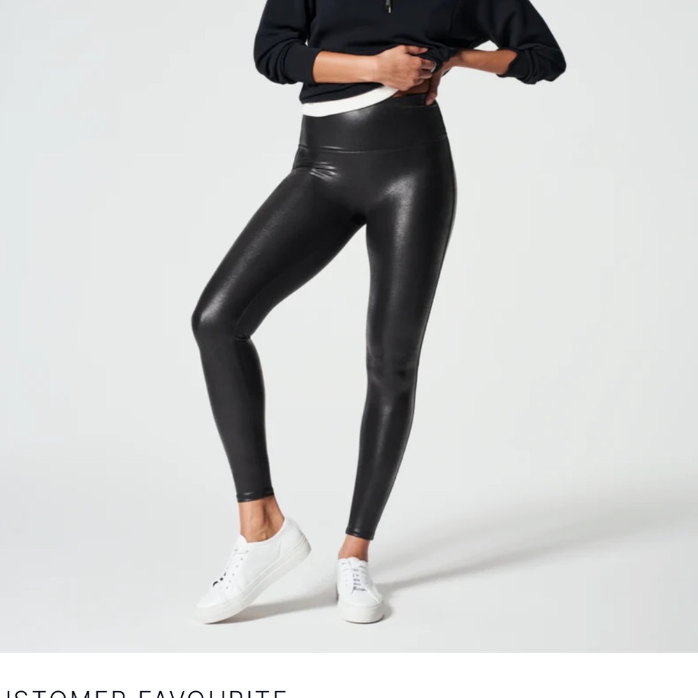 Spanx Faux Leather Leggings